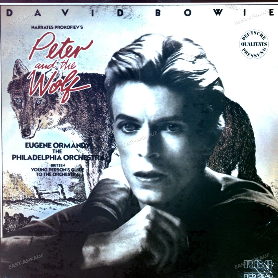David Bowie Narrates Prokofiev - Peter And The Wolf ... GER LP 1978 + OIS ' - Image 1 of 1