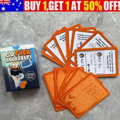 Go Fuc Yourself The Adult Go Fish Game You've Always Wanted Hilarious Card Game - image 1 of 4