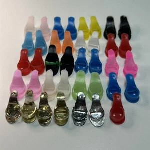 De colección Barbie Mules - Puntera Abierta, Tacón Alto Clon MOD Zapatos Defectos Lote De 19 - Imagen 1 de 13
