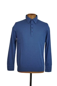 NUOVO STEFANO RICCI LOGO Maglione Cashmere Seta AQUILA Taglia M Us 50 (MI-559) - Foto 1 di 2