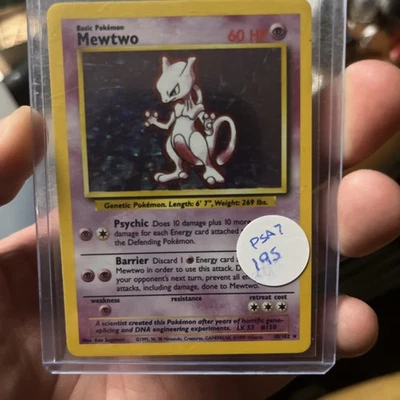 Pokémon Mewtwo TCG Holo Rare Card 10/102 - Image 1 of 4