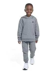 Adidas Unisex Hoodie Set Gray Size 4 - Picture 1 of 5