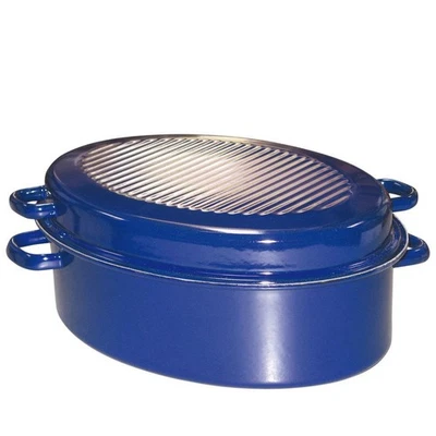 Riess Gänsebräter Bräter Bratform mit Deckel Gansbräter 38cm Induktion Pfanne - Bild 1 von 4