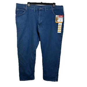 Pantalones de mezclilla azules calce relajado Wrangler Five Star Heritage 46 x 30 nuevos America nuevos con etiquetas - Imagen 1 de 12