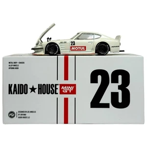 Kaido House x Mini GT 064 Fairlady Z Motul V3 White Diecast JDM Car 1:64 KHMG064 - Picture 1 of 2