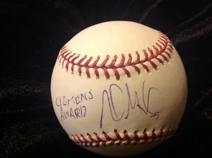 ANDREW MILLER SIGNED CLEMENS AWARD OMLB BASEBALL ST LOUIS CARDINALS INDIANS  - Picture 1 of 3