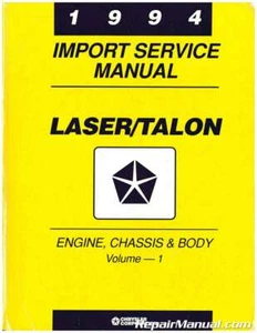 USED 1994 Plymouth Laser, Eagle Talon Service Manual : 81-270-4500 - Picture 1 of 1