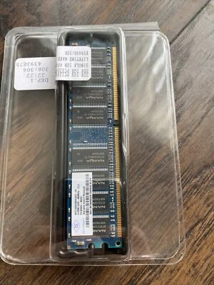 Nanya 512MB 400MHz-CL3 DDR 1 PC3200 NT512D64S8HB1G-5T Desktop Ram Memory - Image 1 of 3