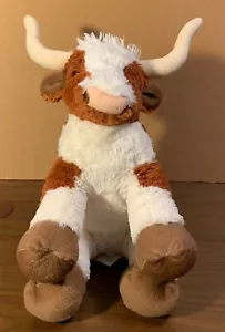 Costruisci un orso Longhorn Steer Bevo peluche University of Texas peluche toro mucca - ottime condizioni - Foto 1 di 7