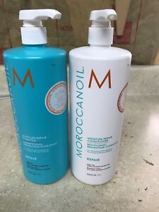 MOROCCANOIL MOISTURE REPAIR  SHAMPOO AND CONDITIONER LITERS DUO BRAND NEW