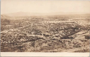 RPPC Panoramic Desert Town View - California? - c. 1910 - Picture 1 of 2