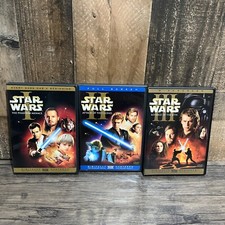 Star Wars Prequel Trilogy Episodes I II III 1 2 3 Widescreen  6 Disc DVD Set