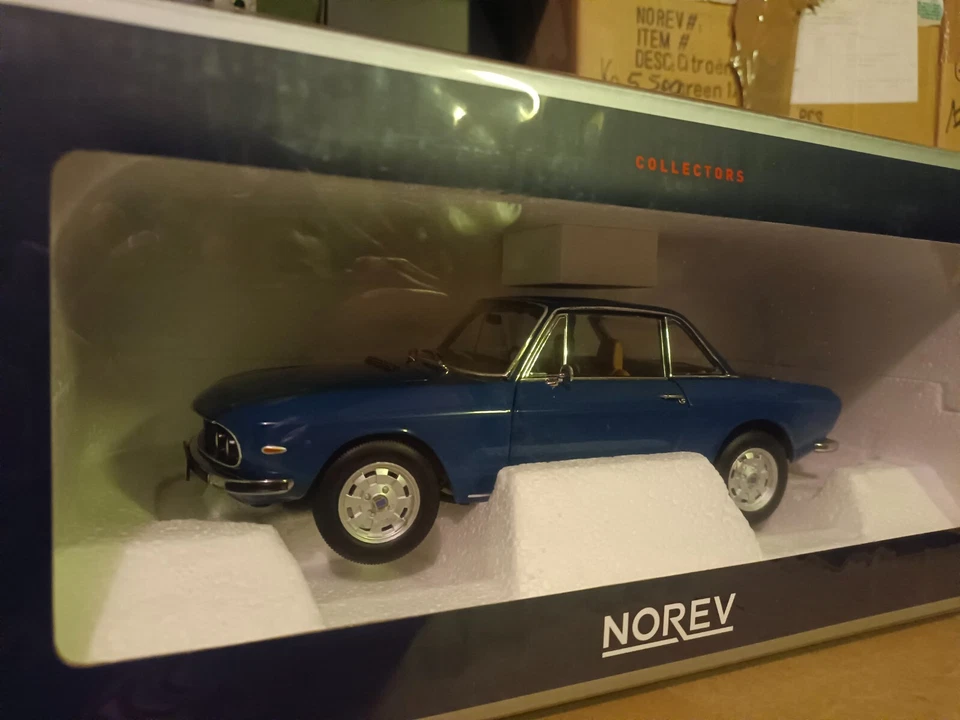1/18 norev Lancia Fulvia blu - Immagine 1 di 2