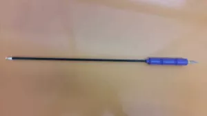 Gancho monopolar laparoscópico de 5 mm gancho en L electrodos laparoscopia instrumentos fuerza - Imagen 1 de 15
