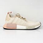 Adidas Womens NMD R1 EE5179 Beige Running Shoes Sneakers Size 5