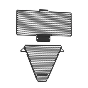 For Ducati Streetfighter V2 2022-2023 Black Upper & Lower Radiator Shield Set - Picture 1 of 8