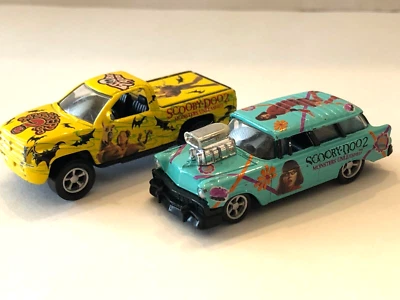 RACING CHAMPIONS SCOOBY DOO CARS VELMA 55 NOMAD AND SHAGGY DODGE RAM - Image 1 of 4