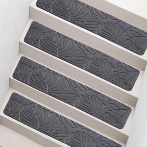 Stair Treads for Wooden Steps, 8" X 30" Non Slip Carpet Stair Treads Set of 15 I - Picture 1 of 7