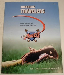 ARKANSAS TRAVELERS ANAHEIM ANGELS LOT OF 5 SCORECARDS 2001-2005 - Picture 1 of 5