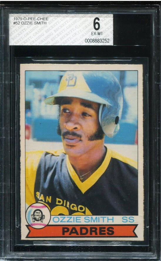 BGS 6 EX COMO NUEVO 1979 OPC O-PEE-CHEE OZZIE SMITH #52 ROOKIE RC SDB2 Foto 1 de 1