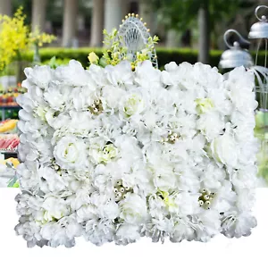 Pannello da parete con fiori artificiali 12 * sfondo matrimonio evento festa fiore pannello da parete! - Foto 1 di 14