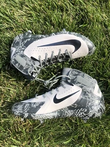 Nike Alpha Huarache Elite Camo Memorial Day PE Cleats Metal 923428-003 Size 16 - Picture 1 of 10