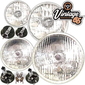 Triumph Dolomite & Stag 5 & 3/4 " Sealed-Beam Halogen Umbau Scheinwerfer Satz #4 - Bild 1 von 3