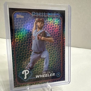 2024 Topps Series 1 Zack Wheeler #262 Easter Holiday Foil Parallel Phillies - Bild 1 von 2
