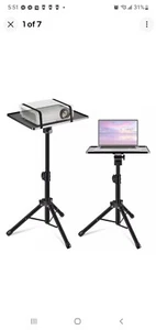 InnoGear Projector Stand Portable Laptop Tripod Stand Height Adjustable 20"- 57" - Picture 1 of 18