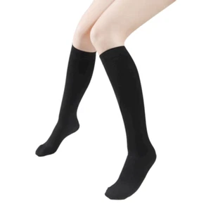 200 Denier 4.9 Tog Ladies Thermal Brushed Headguard Knee High Socks Black 4-7 UK - Picture 1 of 2