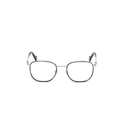 Moncler ML5108 016 Verde Tortuga/Plata Redondo Metal Anteojos Marco 52-20-145 Foto 1 de 4