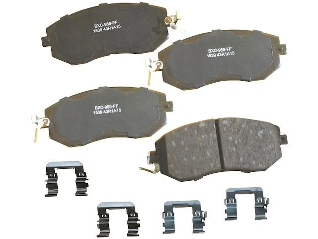 Conjunto de pastilhas de freio dianteiro para 2013-2014 Subaru WRX CX166SQ - Imagem 1 de 1