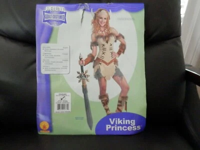 Viking Princess Deluxe Ladies Costume With Accessories - Image 1 of 4