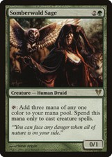 Somberwald Sage Avacyn Restored NM Green Rare MAGIC GATHERING CARD ABUGames