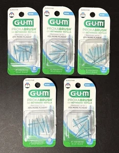 5 Stück GUM-PROXABRUSH WIDE Go-Betweens Nachfüllpackungen Zahnseide je 8 Stück - insgesamt 40 - Bild 1 von 3