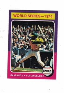 1975 Topps Baseball World Series Game 1 #461 *REGGIE* - Picture 1 of 1
