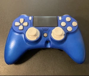 PlayStation Scuff Impact Controller Tested Working - Blue & White PS4 Clean READ - Picture 1 of 8