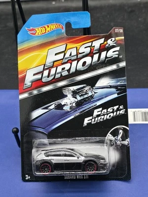 Hot Wheels - SUBARU WRX STI #07 silver/black - Fast & Furious- 1:64 Mattel CJL37 - Image 1 of 2