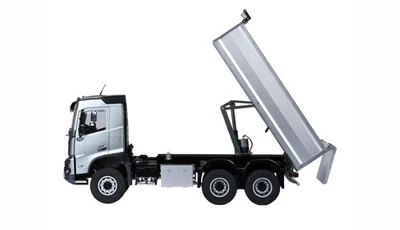Amewi RC LKW Volvo FMX Muldenkipper 6x4 1:14 RTR Silber mit LED Beleuchtung - Bild 1 von 4