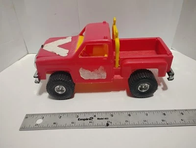 Vintage 70s Red Chevrolet Processed Plastics Step Side Toy Truck Hi Rider - Image 1 of 4