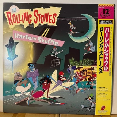 The Rolling Stones Harlem Shuffle Japan Vinyl 12" Obi Survey Card 12AP3158 - Image 1 of 4