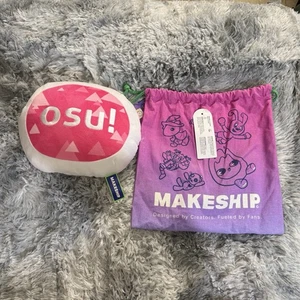 OFFICIAL Makeship osu! Cookie 2.0 6.5in Plush New With Bag PPY Rhythm Indie Game - Picture 1 of 5