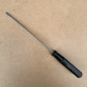 Snap On Tools SSDE46 - 9" Long Flat Head Slot Screwdriver Black Handle - USA - Picture 1 of 5