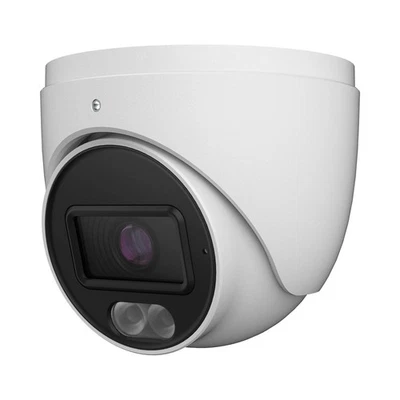 IP-5IRD8S4C4-28 IP 8MP/4K 2.8mm 98ft LED Dual Light Color With Mic Turret Camera - Image 1 of 4