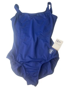 CORPS Ropa de Baile Leotardo NUEVO Azul Marino Talla XL Damas Pellizco Frontal Tanque - Imagen 1 de 7