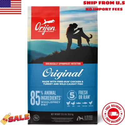 ORIJEN Original Grain-Free Dry Dog Food, 23.5-lb bag - Freeshipping