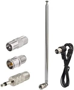 Superbat Telescopic FM Antenna for Stereo Receiver kit - Afbeelding 1 van 6