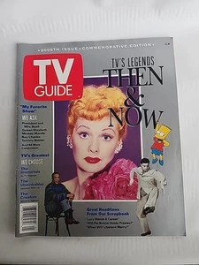 Vintage TV Guide Magazine 2000th Issue Lucille Ball Cover 1991 Television Legend - Picture 1 of 2