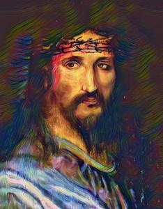 Reproducción Lienzo Envuelto Galería JESÚS 12x16 Religioso "Nuestra Redención" - Imagen 1 de 2