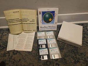Vintage 1994 WordStar For Windows Version 2 Windows 3.1 / 95 Sealed Floppy Disks - Picture 1 of 5